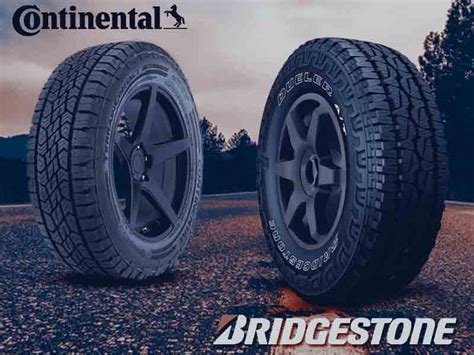 Bridgestone Dueler A/T Revo 3 vs Continental TerrainContact .